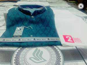 Dernière robe confortable de style indien pour hommes en coton Shalwar Kameez de style pakistanais avec Salwar - Product Image 2