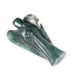 Ange en Agate de mousse, 2 pouces, offre spéciale, artisanaux - Product Image 1