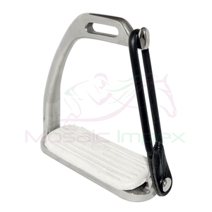 Estribos de Carreras de Caballos personalizados Mosaic Impex Recién llegado Características DE SEGURIDAD Productos ecuestres con junta de goma para montar - Product Image 5