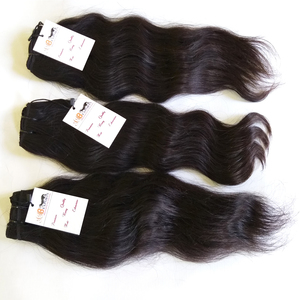 Cheveux humains indiens ondulés bruts non traités, cheveux vierges indiens doublement étirés, fournisseur en gros d'extensions de tissage de cheveux bruts - Product Image 4