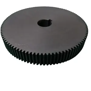 High quality M1-M8 diameter to 500mm AL STEEL Stainless steel Copper spur metal gear wheel