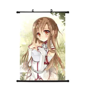 Harga Pabrik Poster Gulir Kain Dinding Dibuat Khusus Dekorasi Rumah Poster Anime 60X40Cm 100X40Cm 150X50Cm