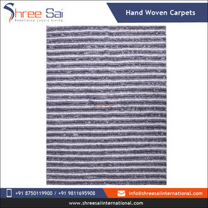 Alfombras de lana rectangulares hechas a mano con diseño de burbujas y textura bordada Material de algodón OEM disponible varios tamaños colores - Product Image 2