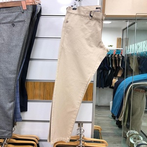 Pantalones informales ajustados para hombre, pantalón de negocios chino, de algodón, 2023 - Product Image 3