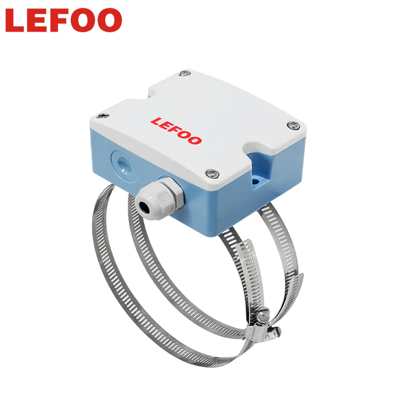 LEFOO เครื่องส่งสัญญาณอุณหภูมิ0-10V,เซนเซอร์วัดอุณหภูมิแบบติดผนัง