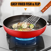 Cooker king — spatule en métal à bord biseautés, Styles national, cuillère de cuisson en acier inoxydable, avec tourne-vis