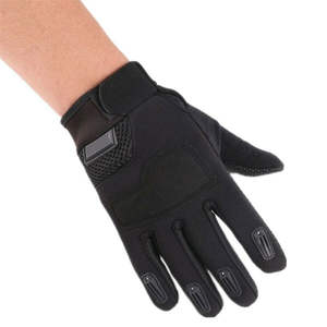 Venta al por mayor de guantes de carreras de dedo completo personalizados de cuero transpirable para deportes al aire libre Fitness bicicleta diseño impreso Pakistán - Product Image 2