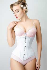 Dưới Bust Thép Boned Chất Lượng Cao Phụ Nữ Cotton Corset Phụ Nữ Shaper Nhà Cung Cấp Từ <span class=keywords><strong>Pakistan</strong></span> - Product Image 6