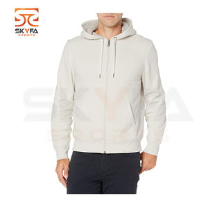 Sudadera con capucha y cremallera completa de estilo callejero, de alta calidad, diseño barato oem, venta al por mayor - Product Image 4