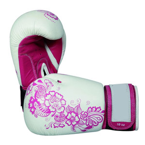 2024 venta al por mayor de alta calidad precios baratos nuevos guantes de boxeo rosa de cuero PU para mujer boxeador profesional para lucha - Product Image 4
