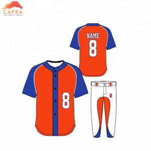 Uniformes Deportivos de Béisbol Impresos con Diseño Personalizado de Alta Calidad al por Mayor para Hombres y Mujeres, de Secado Rápido y Transpirables, Nueva Llegada - Product Image 3