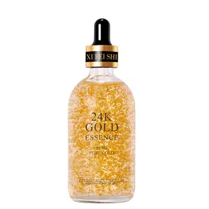 24K Pure 99.9% Real Gold Gloeiende Serum Essentie Voor Gezicht Lichaam Anti-Aging Anti-Winkle Verstevigende Baby huid