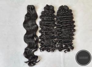 Artículo caliente de CloudyHair empresa/Color Natural birmano rizado/sin enredo sin derramamiento - Product Image 4