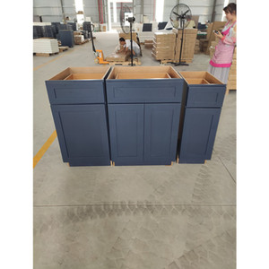 Gabinetes de cocina listos para montar, respetuosos con el medio ambiente, laca de Vietnam, bisagra para fregadero, tobogán para cajón, incluye cesta para cajón - Product Image 4