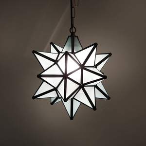 Luces colgantes de estrellas de cristal hechas a mano, decoración de boda para el hogar, estrellas de Metal para Navidad, otros candelabros, tarros de velas - Product Image 3