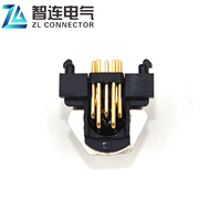 Conector Ethernet Industrial M12 para Panel Frontal, Montaje en Ángulo Recto en PCB, Conectores M12