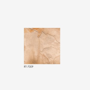 40x40cm กระเบื้องปูพื้นพอร์ซเลนดีไซน์พื้นผิวไม่เรียบสีแดง - Product Image 2