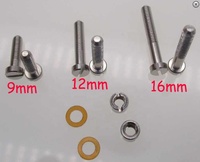 Ensemble de vis de montage de cartouche, en acier inoxydable, 10 pièces, 10 pièces