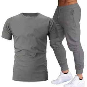 เสื้อวอร์มมีฮู้ดสำหรับผู้ชาย,เสื้อวอร์มแขนยาว2ชิ้นแบบมีซิปสำหรับใส่เล่นกีฬาสำหรับฤดูใบไม้ผลิ - Product Image 1