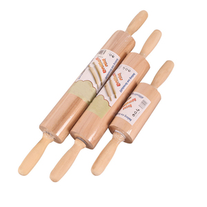 Sale Decorative Cakr Bakery Small Wooden Texture Engaved Baking Embossed Rolling Pin