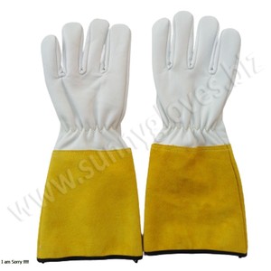 <b>Long</b> Sleeve Tig Welding <b>Gloves</b> Heat Resistant Leather Tig Welding Welder <b>Gloves</b> - Product Image 6