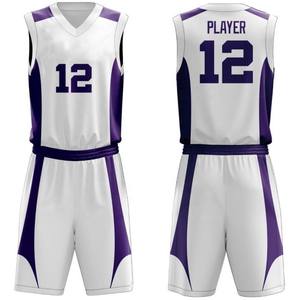 2023 Maillots de basket-ball en gros de meilleure qualité Concevez votre propre maillot de basket-ball cousu uniforme personnalisé - Product Image 6