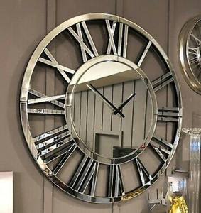 Reloj de pared de diseño moderno y redondo para el hogar, decoración colgante de Metal, para Hotel y sala de estar - Product Image 2