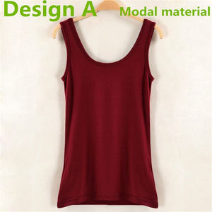 2015 New Style Nylon Spandex Black tank <b>Top</b> Fitness Gym tank <b>Top</b> Shirt for Womens Plus Size Cotton / Bamboo Fiber - Product Image 4
