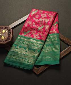 Festival Wear Silk Saree From Surat Garment - Product Image 3