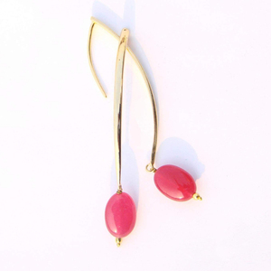 Pendientes de diseño único, cuentas y latón, nuevo diseño, a la moda - Product Image 5