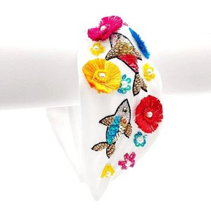 Diademas multibordadas hechas a mano para niña, accesorios para el cabello hechos a mano de diseñador de lujo, diademas indias, las más nuevas, 2022 - Product Image 1