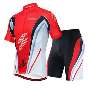 Camisa de ciclismo unissex personalizada, camiseta e shorts oem logotipo de poliéster camisa esportiva