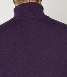 เสื้อสเวตเตอร์ผ้าแคชเมียร์ถักด้วยมือคอสูงสำหรับฤดูหนาว - Product Image 5