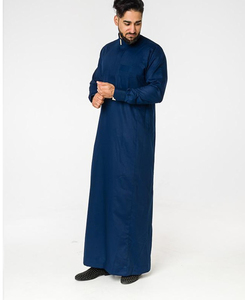 Nuevos Diseños Elegantes de Thobes de Algodón para Hombre - Thobe de Manga Larga hasta el Suelo de Calidad Premium Personalizado para Bodas - Product Image 4