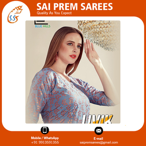 Bulk ผู้ส่งออกผ้าฝ้าย100% ยาว Anarkali สำหรับเทศกาล - Product Image 3