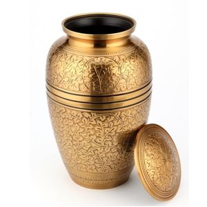 Meilleures ventes urne funéraire en métal de style américain pour cendres humaines sculptées à la main fournitures funéraires ornementales pour la décoration de la maison - Product Image 2