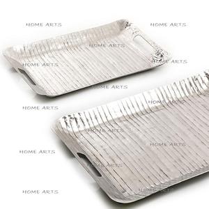 Lot de 2 plateaux à dessert de différentes tailles, chocolats en aluminium de qualité supérieure, plateau de service au prix le plus bas - Product Image 3