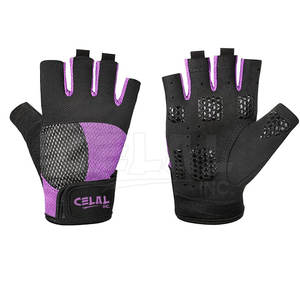 Gants de levage de poids en cuir pour hommes, accessoire de haute qualité, pour le Fitness, personnalisable - Product Image 1