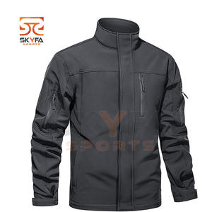 Chaqueta impermeable de concha suave para hombre, chaqueta deportiva con logotipo personalizado, para exteriores, para invierno - Product Image 2