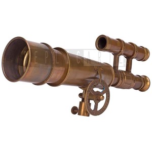 Télescope de poche en laiton antique, télescope marin nautique en laiton massif, télescope de pirate avec boîte en bois, télescope fonctionnel pour la randonnée - Product Image 4