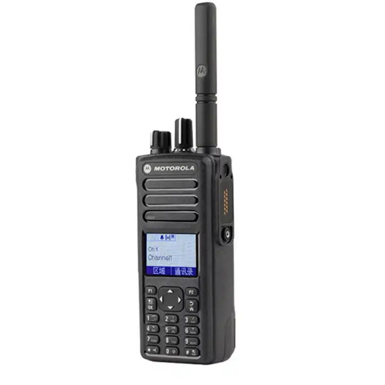 디지털 방식으로 양용 라디오 DGP8550 장거리 경찰 dp4800 모토로라를 위한 키패드를 가진 소형 VHF DP4800e 워키토키