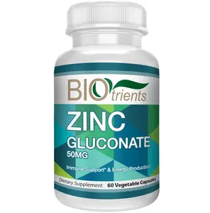 Vitamina çinko glukonat takviyesi 50 mg kapsül/hapları. Özel etiket bağışıklık Boost takviyesi çinko tabletleri. OEM takviyesi abd