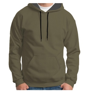 Sweat à capuche unisexe pour hommes 100% sweat d'hiver épais en polaire de coton avec impression de logo personnalisé vêtements de jogging à la mode - Product Image 1