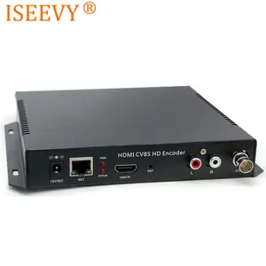 ISEEVY — encodeur vidéo H.264 CVBS, compatible avec abonnement IPTV, diffusion en direct sur internet, RTSP, UDP, web YouTube et WOWZA