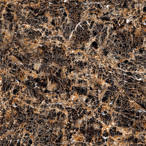 Carreaux de sol en porcelaine haute brillance Larix Brown Marbre vitrifié poli émaillé avec finition haute brillance de qualité supérieure - Product Image 2