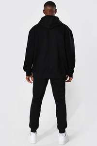 ชุดวอร์มสำหรับนักวิ่งมีฮู้ด2ชิ้น,ชุดวอร์มใส่วิ่งเล่นกีฬาผ้ากำมะหยี่น้ำหนักเบามีโลโก้ตามสั่ง - Product Image 2