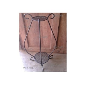 Design classique fer noir couleur plantes Pot support exclusif qualité extérieur jardin décoratif jardinière support - Product Image 3