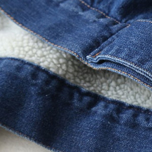 Top Tendance Tricoté Respirant Imperméable Jeans Veste Meilleur Prix De Gros Épaule Abandonnée 100% Coton Direct Usine Unisexe - Product Image 5