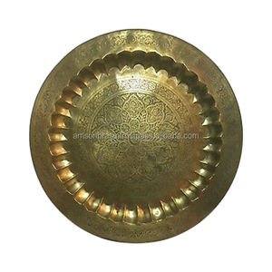 Assiette de présentation élégante en métal de qualité pour la décoration de table Assiette de service de fruits et aliments au design de luxe - Product Image 3