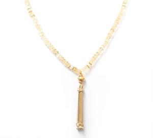 สร้อยคอโอปอลและทองเวอร์เมล์แฮนด์เมดแห่งความสุข - Product Image 1